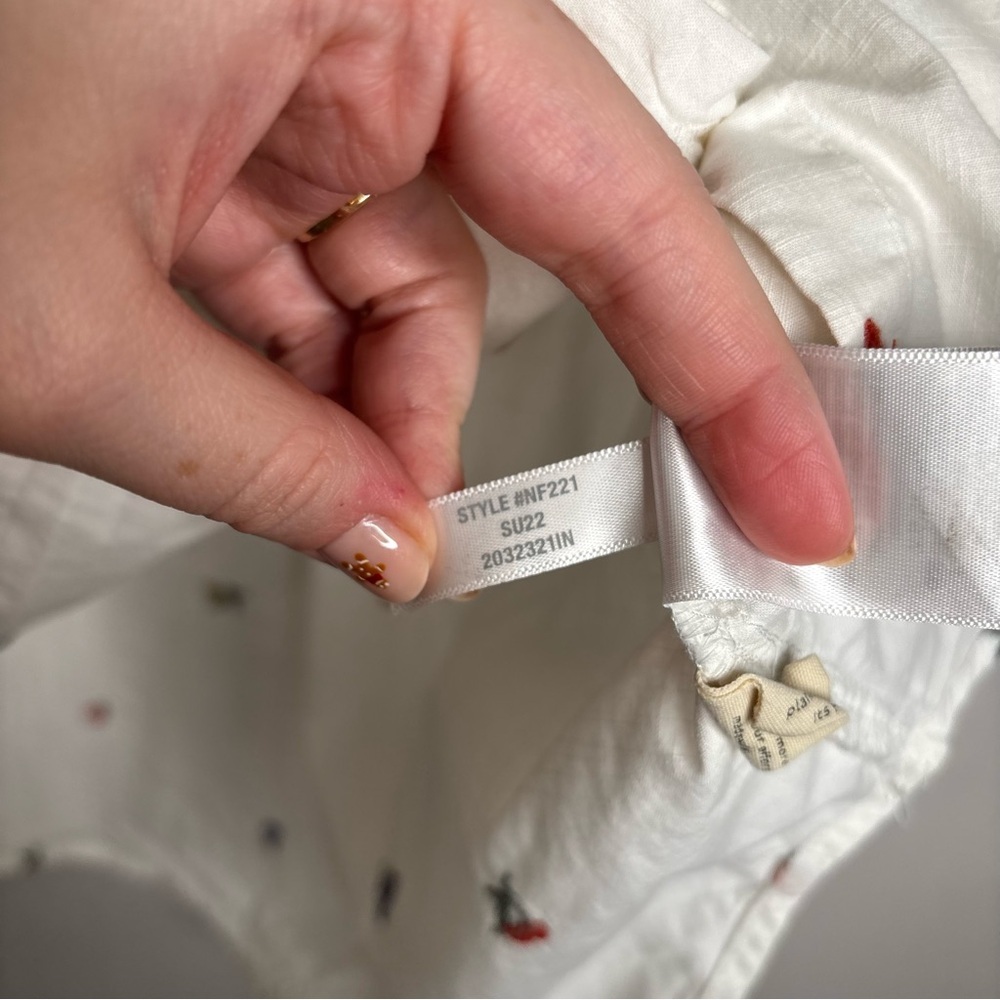 Madewell Beachside Shirttail Top in Fresca Fruit size XS - Picture 7 of 9